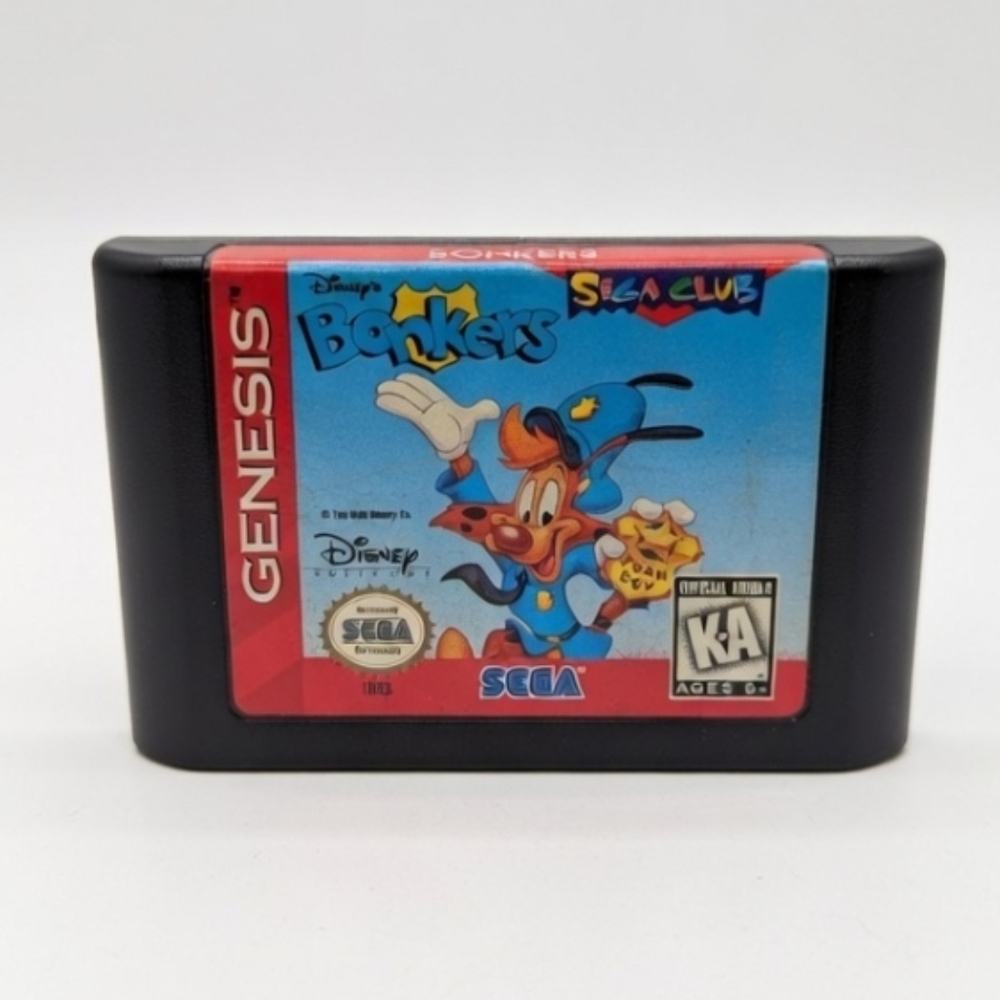 Bonkers 🔥 Sega Genesis 🕹 Vintage Video Game